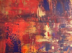 Feuer am Horizont (Acryl auf Leinwand 70x50 cm)