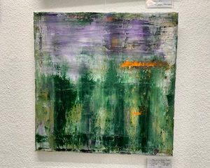 Licht im Nebel (Acryl 50x50 cm)